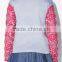 EY0905S Europe Style 2016 Women Fashion Lace Splice Pullover Sweaters