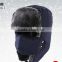 Winter fur Russian hat Outdoor Windproof Thick warm winter snow women cap Face Mask men's cycling hat