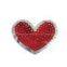 Embroidery heart patches