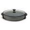 36cm Sized Half Glass Cover CE GS ROHS CB Approvaled 1500W Electric Pizza Maker