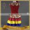 Fanciful Clown Costume for girls Dress w/Mini Hat clip Halloween Party Dresses