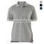 China Factory OEM Grey color 100% Cotton uniform polo shirt