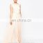 Alibaba hot pink wedding Soft Maxi Dress for bridesmaid