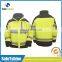 High visibility winter security waterproof safety 3m reflective jacket