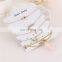5pcs/set Natural Stone U Shaped Rhinestone Anklet Bracelet Sets