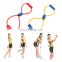 Yoga Pilates 8 Shape Pull Rope Elastic Resistance Tube Band Equipment Tool Chest Expander