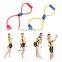 Yoga Pilates 8 Shape Pull Rope Elastic Resistance Tube Band Equipment Tool Chest Expander