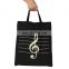 Music Element tote Bag & High notes Pattern Tote Shopping Bag