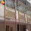 Brass PVD brushed stainless steel decorative screen laser cut wall panel for hotel restaurant decoration