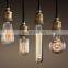 Interior decorative lamp T30 dimmable led filament light all glass 230V 6W E27 vintage led edison bulbs