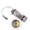 Pair 100W H3 3000K LED 20SMD Car Fog Lights Driving DRL Bulbs Lamps Amber Yellow