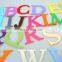 Colorful Laser Cut Felt Letters With Back Adhesive Stick on Wall