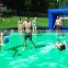 factory price inflatable soap soccer field, water soccer field