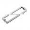 Shower Hardware Fitting 304 Lever Glass Stainless Steel Bathroom Door Pull Handle