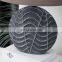 Hotel decoration living room ornaments gray ceramic table lamp engraving design retro desk lamp