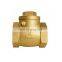 1/2 inch female threaded non- return NPT brass swing check valve for water system