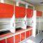 Laboratory fume hood with fume scrubber lab fittings and PP sink water faucet