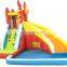 Happy Lion Inflatable Bouncy Castle, Надувной батут с водным бассейном и горкой, Новый надувной батут из нейлонового оксфорда