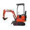 Chinese Construction Equipment Hydraulic 1t Mini Crawler Excavator