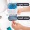 Masthome Brushes And Holders Sets With Flat Soft Head Silicone toilet brush with holder