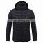 Washable Rechargeable 12V USB Men's Heating Electric Battery Heated Winter Down Hooded Jacket for Men