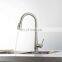Nickle Brushed Kitchen Faucet Pull Down Hot and Cold Water Tap Deck Mounted