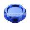 Universal Aluminum Racing Power Engine Fuel Tank Cover Engine Oil Filler Cap