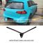 MK7 Glossy Black window bar for Volkswagen Golf VII MK7 7 7.5 2014-2018