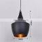 Industrial Matte Black Pendant Lamp Decorative Loft Pendant Lights e27