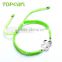Topearl Jewelry Cubic Zirconia Women Accessories Swan Couple Charm Hand-knitted Bracelet 9SB09