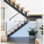 modern stairs interior u shape steel wood straight staircase design