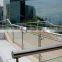 Hot Sale Outdoor Balustrade Design Stainless Steel Post Clamps Balcony Terrace Deck Glass Railing