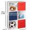 White Cubeicals Organizer 6 Cube Wall Shelf Floating Shelf Corner Wall Mount Shelf
