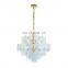 Modern Indoor Decoration Chandelier Living Room Dining Room Luxury Glass Pendant Lamp