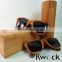 Colorful high quality cheap handmade wood sunglasses 2014 clubmaster sunglasses