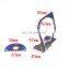 AUSO Universal Auto Parts Baking Blue Auto Meter Gauge Bracket Mount Cup Holder