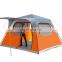 Large automatic pop up 6 to 8 person family living room inflatable camping tent