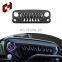 Ch Upgrade Wide Front Hood Mesh Bumper Bumper Grill Plastic Car Grills Front Grille For Jeep Wrangler Jk 2007-2017