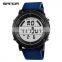 SANDA 410 Men Outdoor Sports Digital Silicone Watches Casual Digital Complete Calendar Back Light Wristwatch