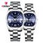 CHENXI 003A Lover's Fashion&Casual Stainless Steel Band Watch Japan Quartz Simple Style