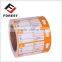 High quality thermal roll supermarket price tag