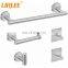 LIRLEE OEM self adhesive towel holder wall mount bathroom towel holder set for kitchen