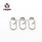 Well Designed Custom Metal Key Chain Flat Flower Shape Split Ring For Locks