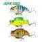 JOHNCOO Hard Plastic 2 Segmented Section Multi Jointed Floating VIB Vibration Baits Fishing Lures