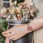 SINOBI Rose gold Ladies Wristwatch S9794L Romantic Girls Watch Water Proof Wristwatch Soft Mesh Band Hand Watch