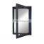 High Security Double glazing aluminum casement window for resistance hurricane