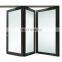 Best exterior french modern black entry custom sliding balcony glass folding patio door