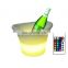 High Quality KTV LED Luminous Ice Bucket Induction Recharge Waterproof Lighting Ice Buckets for Bar