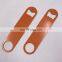 Customized Stainless Steel Flat Metal Beer Bottle Openers