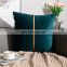 OEM Custom Sofa Classic Fancy Logo Home Decor African Woman Velvet Designer Famous Brands Throw Pillows